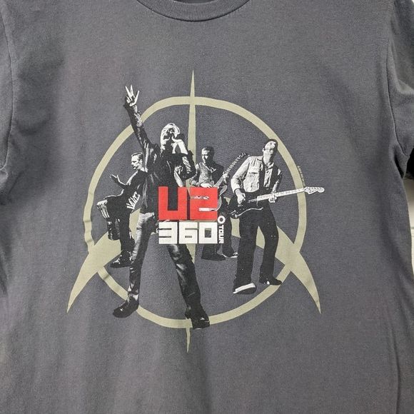 American Apparel Gray U2 360 Tee - Picture 2 of 5